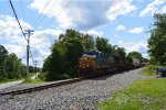  CSX 5350 & CSX 7032 almost at Sunnymead Road Grade Crossing